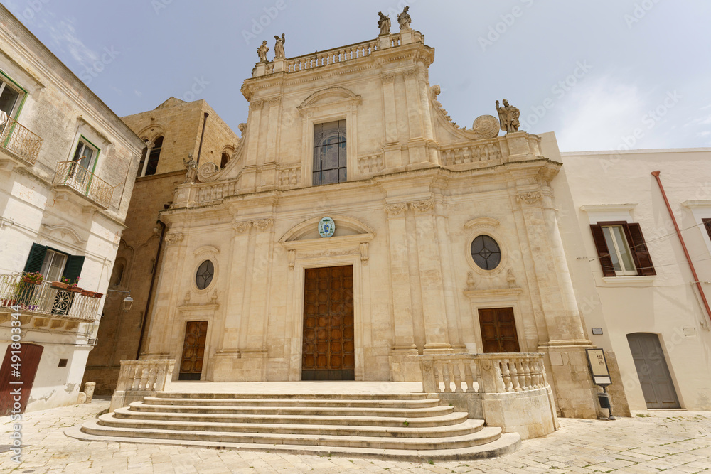 Castellaneta, old city in Apulia: cathedral