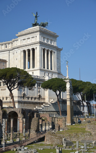 buildings in ceasers forum in Rome 