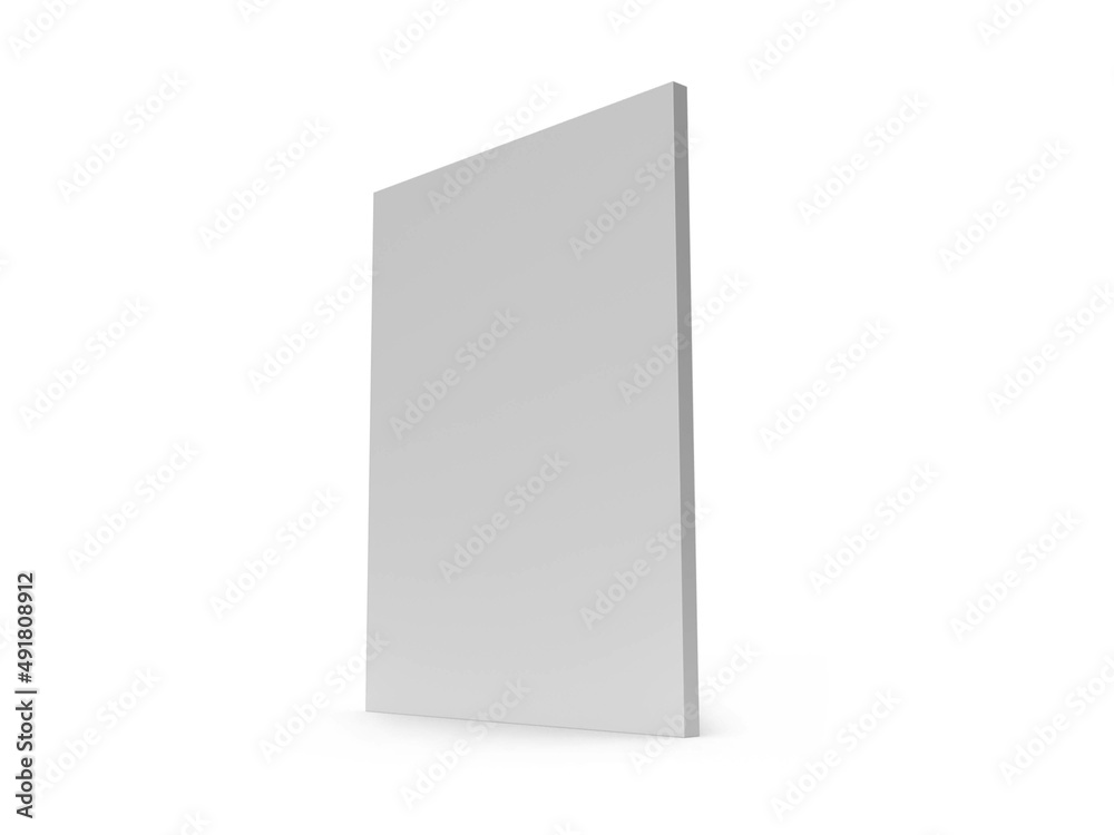 Magazine Book Cover 3D Illustration Mockup Scene