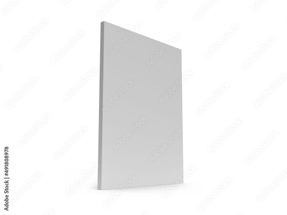 Magazine Book Cover 3D Illustration Mockup Scene Magazine Book Cover 3D Illustration Mockup Scene