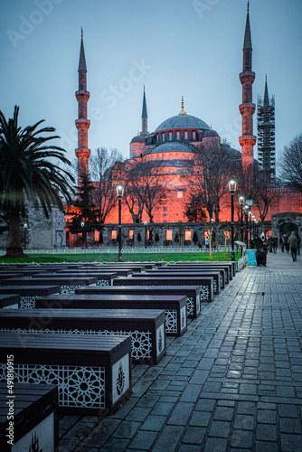 Photography Hagia Sophia mosque in Istanbul turkey