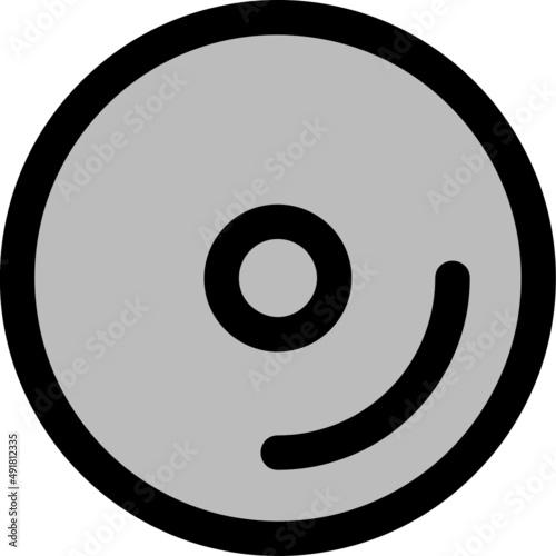 cd or vinyl icon vector