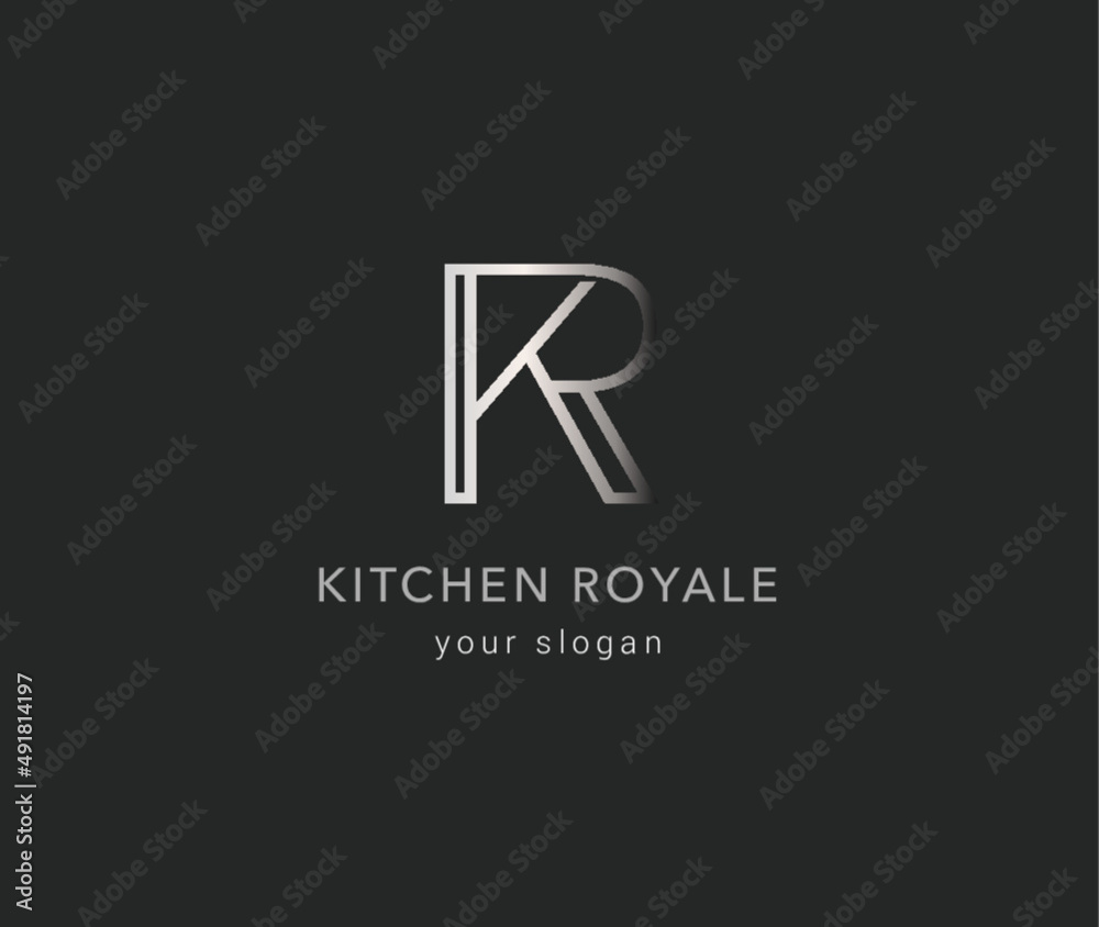 RK, KR, R, K abstract letters logo monogram, vector illustration minimal design RK, KR, R, K abstract letters logo monogram, vector illustration minimal design