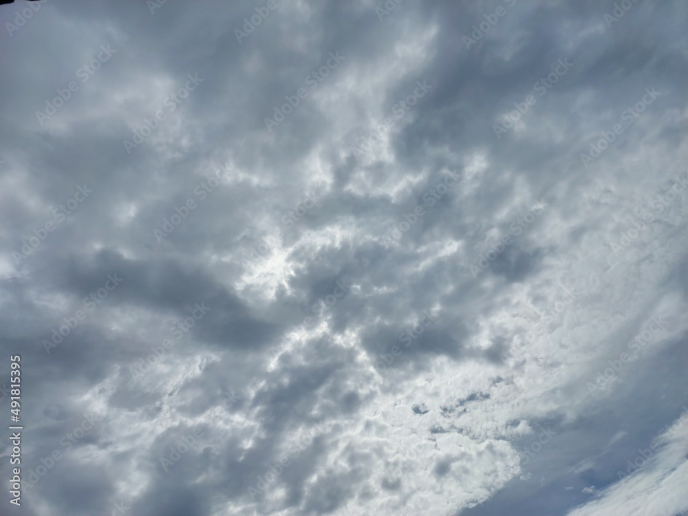 Obraz premium storm clouds timelapse