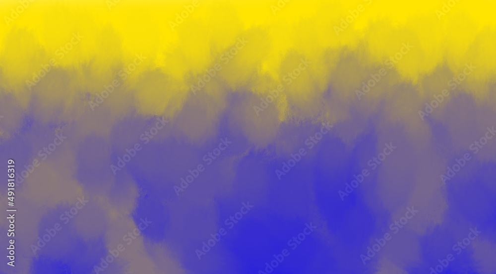 Abstract background banner blue-yellow colors