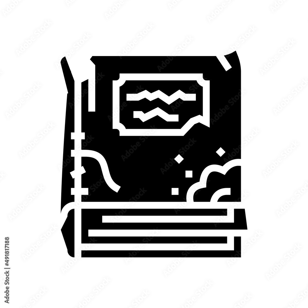 old book glyph icon vector. old book sign. isolated contour symbol black illustration old book glyph icon vector. old book sign. isolated contour symbol black illustration