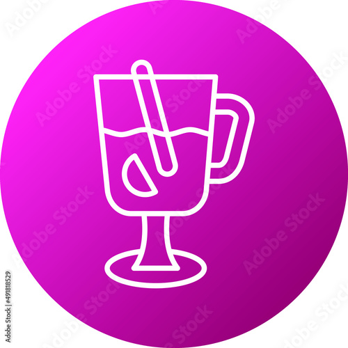Vector Design Mulled Wine Icon Style