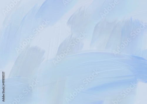 Abstract background with a gradient of blue color  oil paint stains