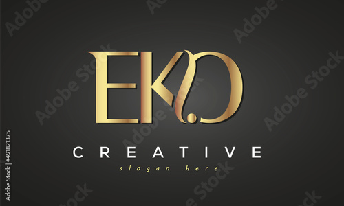 EKO creative luxury logo design