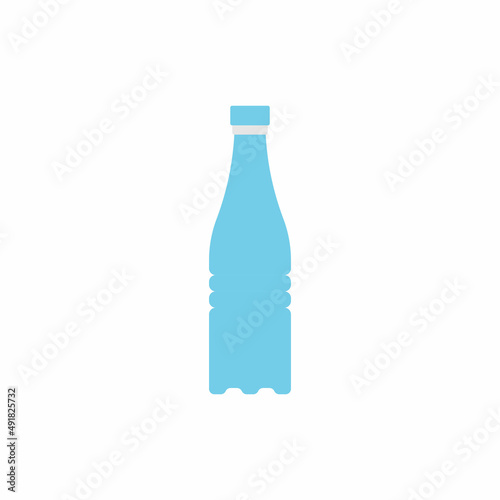 mineral water bottle icon design template illustration vector
