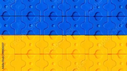 Blue and yellow pattern for background