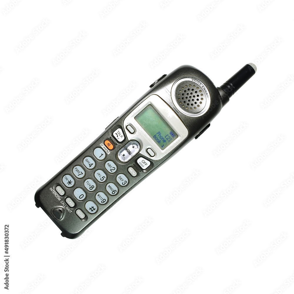 telephone handsets isolated on white background telephone handsets isolated on white background