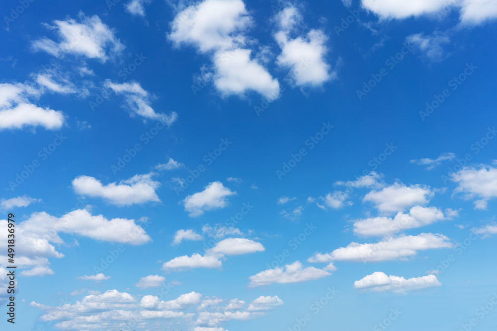 blue sky background with tiny clouds for background , Beautiful cloudy tiny on fresh day blue sky background with tiny clouds for background , Beautiful cloudy tiny on fresh day