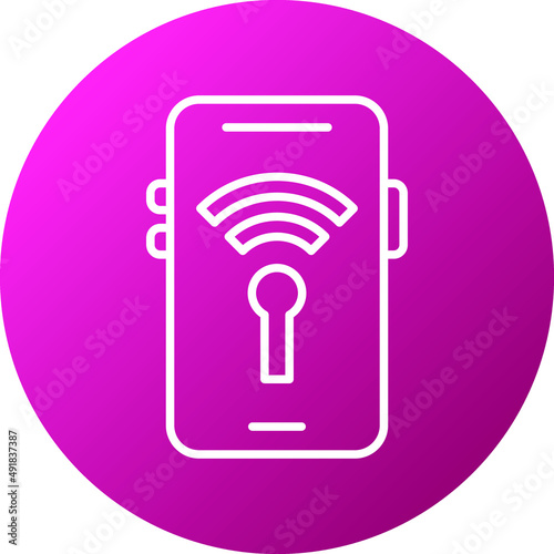 Vector Design Mobile Hotspot Icon Style
