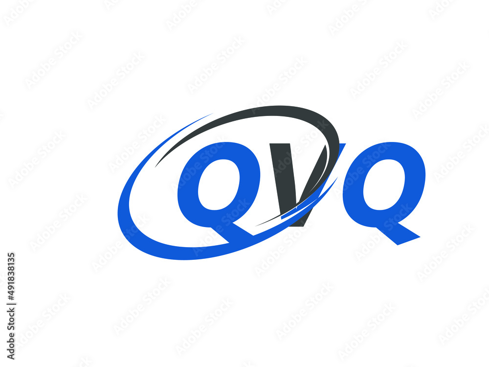 QVQ letter creative modern elegant swoosh logo design QVQ letter creative modern elegant swoosh logo design