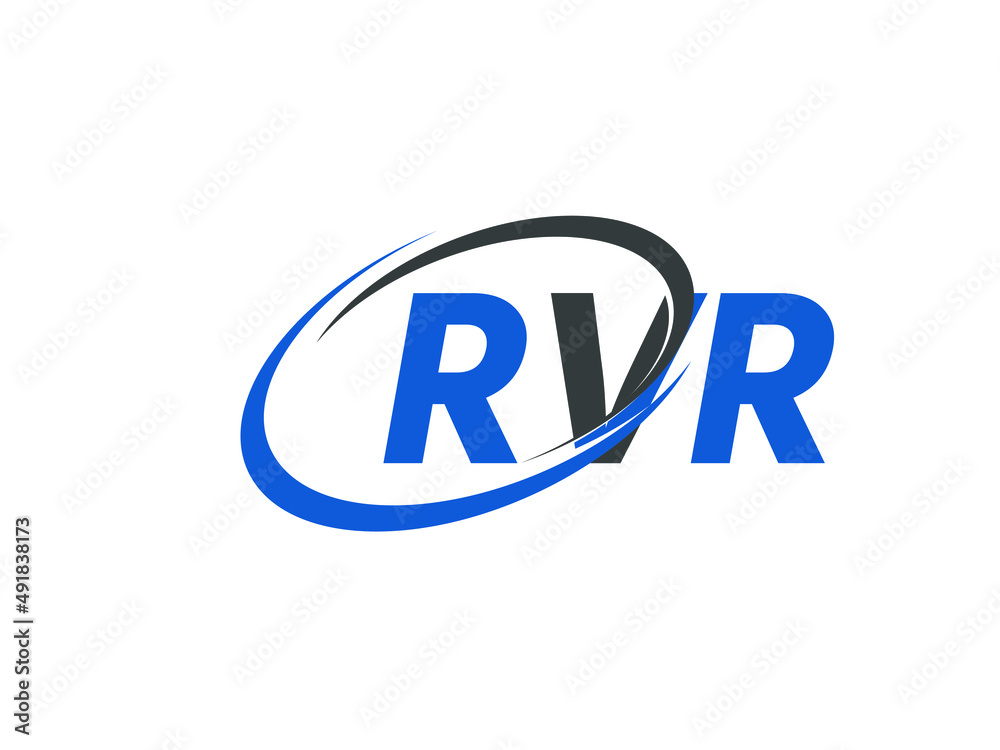 RVR letter creative modern elegant swoosh logo design RVR letter creative modern elegant swoosh logo design