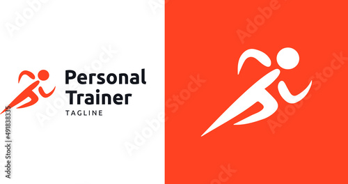 personal trainer logo - bodybuilding