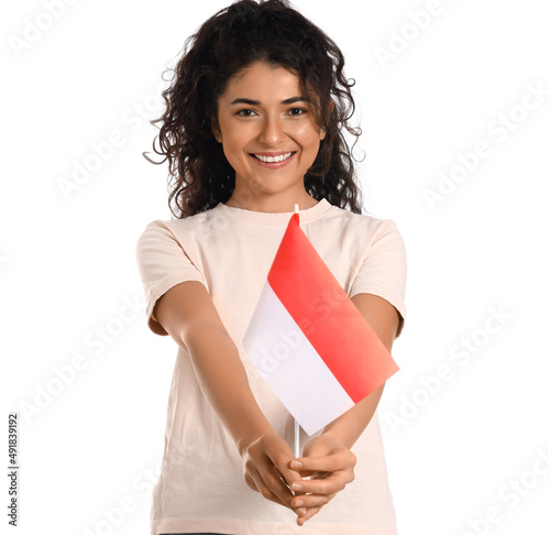 Young smiling Asian woman h...