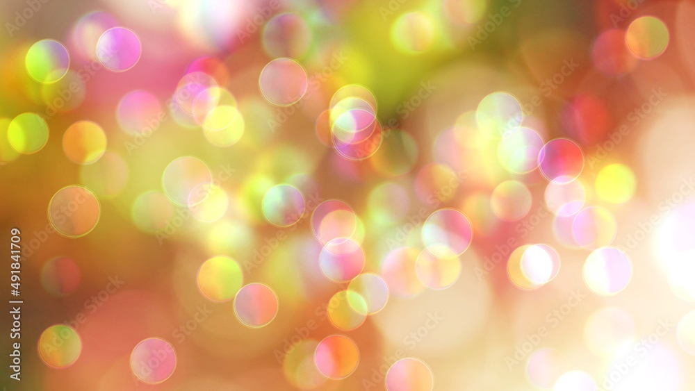 Bokeh backgrounds are bursting with color and glamor like a celebration. Suitable for advertising background