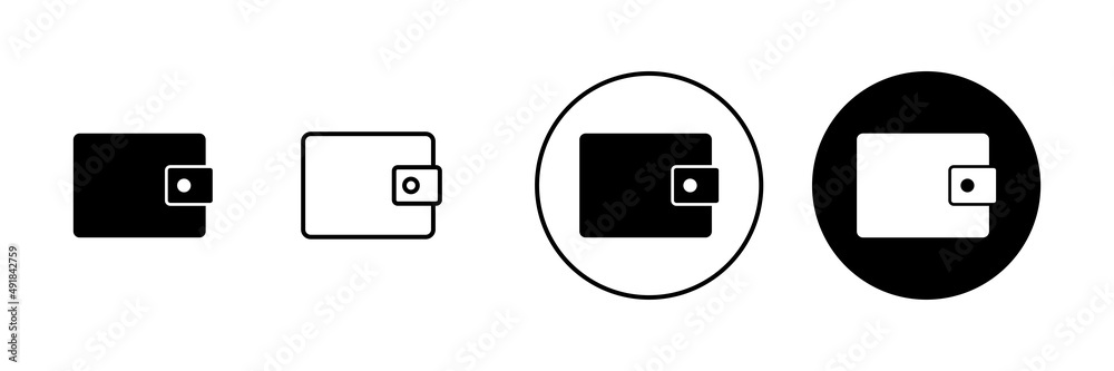 Wallet icons set. wallet sign and symbol Wallet icons set. wallet sign and symbol