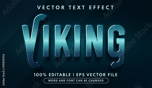 Viking editable text effect