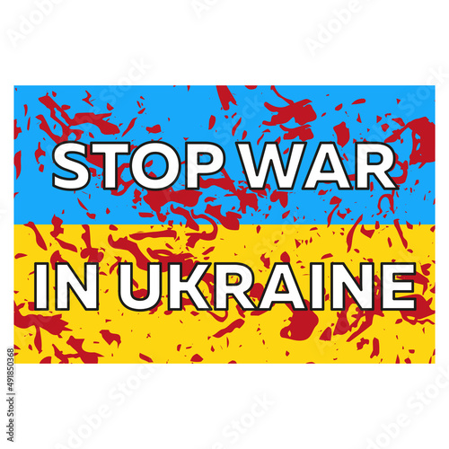 Stand with Ukraine illustration  pray for Ukraine T-shirt design 