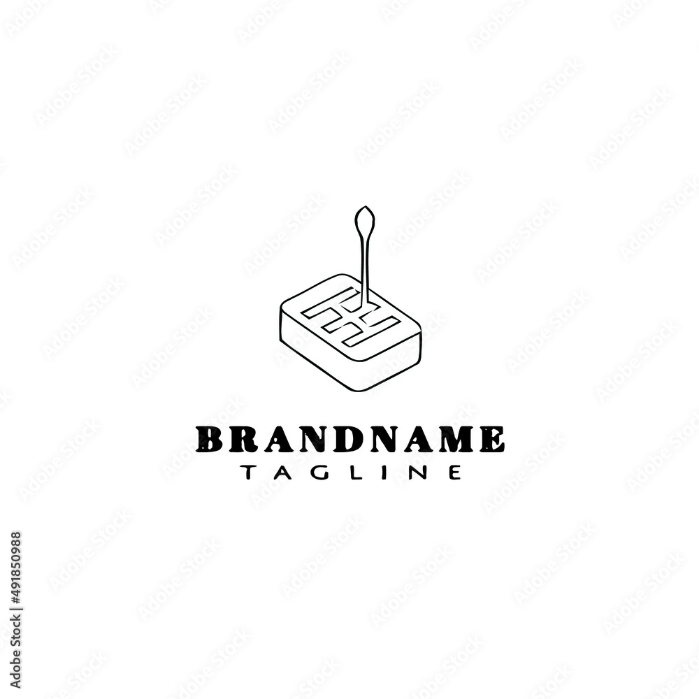 gear box logo cartoon icon design template black isolated vector illustration gear box logo cartoon icon design template black isolated vector illustration