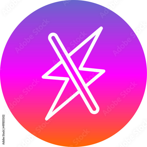 Zap Off Icon