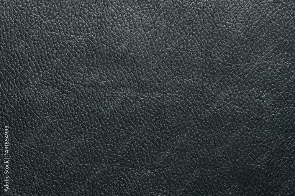 Naklejka premium Smooth black leather pattern