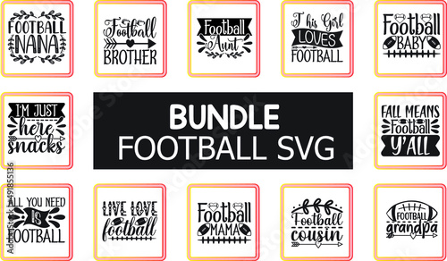 Football SVG T-Shirt Bundle,Football SVG T-Shirt Cut Files,Football SVG T-Shirt Designs For Sale!