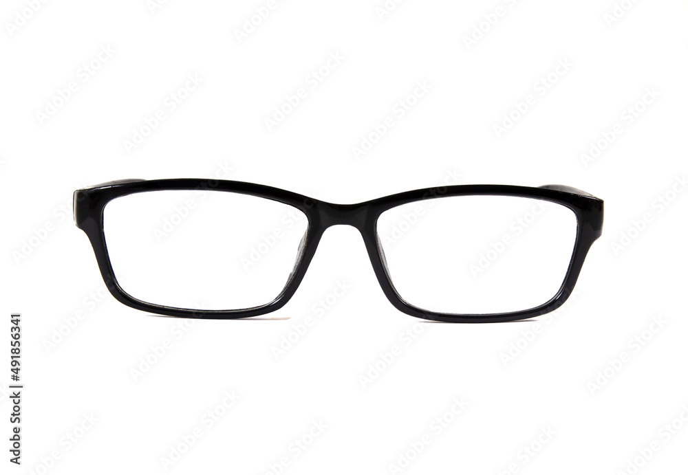 black of glasses for reading and looking isolated on white background black of glasses for reading and looking isolated on white background