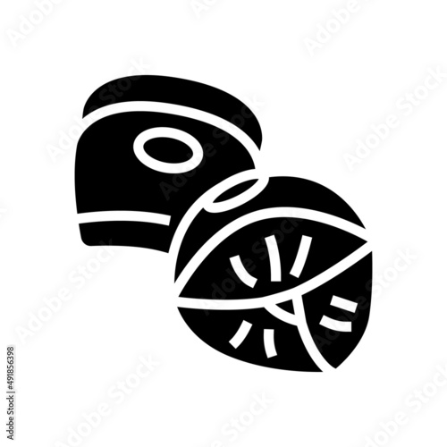 sleeves inflatable armbands glyph icon vector. sleeves inflatable armbands sign. isolated contour symbol black illustration