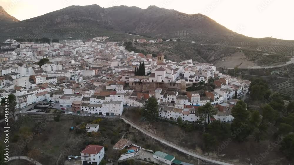 Aerial view from olive's sea in Quesada, Jaen, Spain Aerial view from olive's sea in Quesada, Jaen, Spain