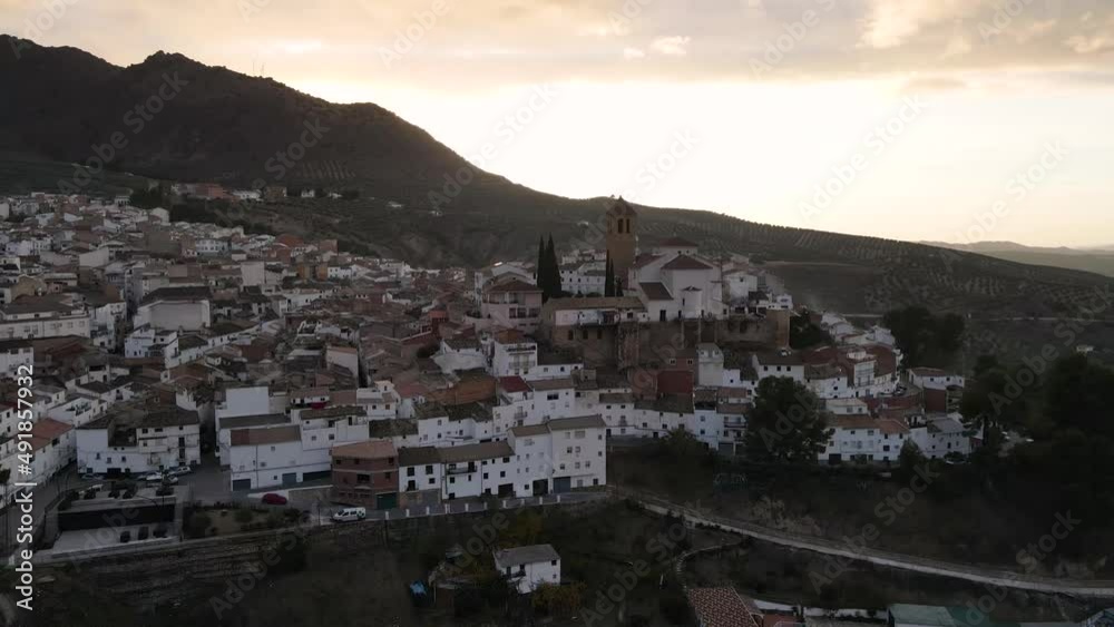 Aerial view from olive's sea in Quesada, Jaen, Spain Aerial view from olive's sea in Quesada, Jaen, Spain