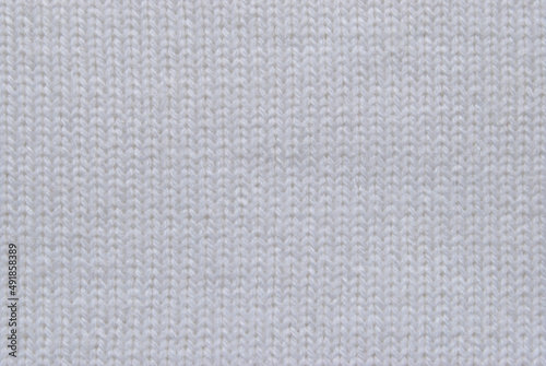 White knit fabric pattern as background