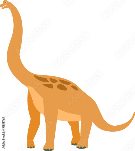 Canvastavla Brontosaurus Dinosaur Species as Prehistoric Creature and Jurassic Predator