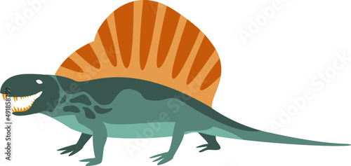 Large Dinosaur Species as Prehistoric Creature and Jurassic Predator Body