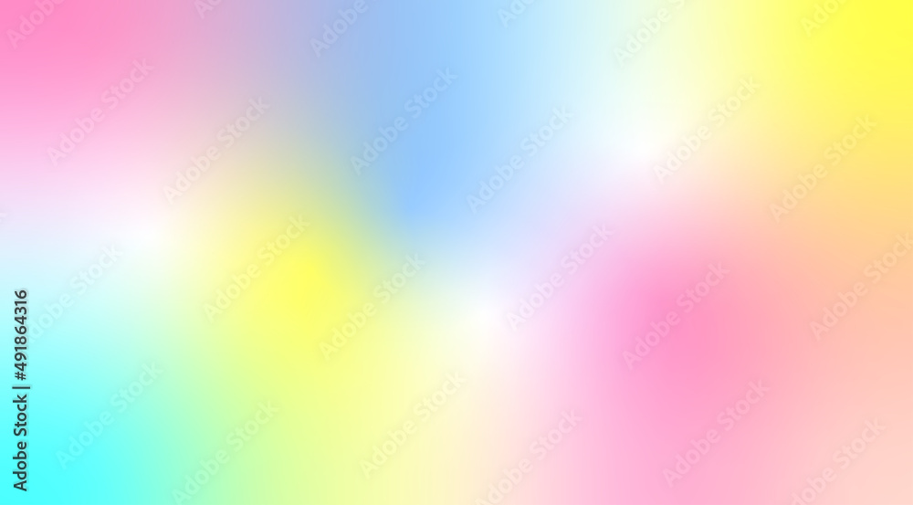 Abstract digital Holographic gradient background.