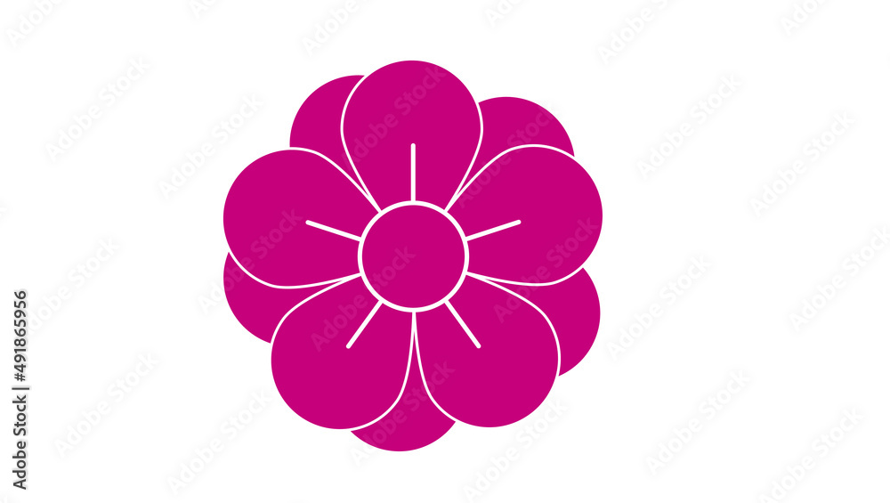 Japanese traditional plum pattern