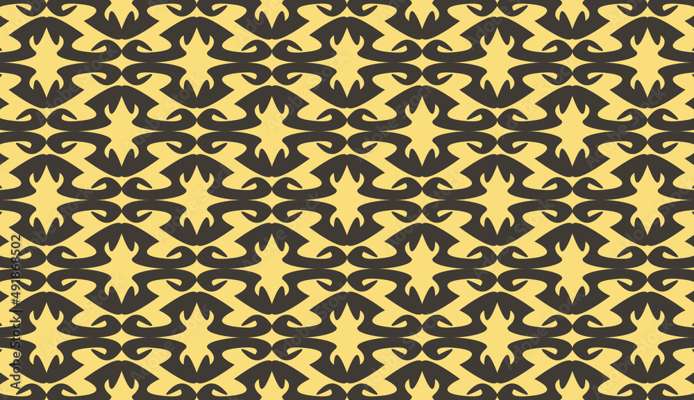 Seamless pattern. Traditional ethnic pattern. Minimalist style pattern design