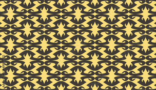 Seamless pattern. Traditional ethnic pattern. Minimalist style pattern design