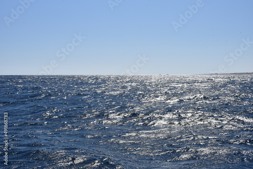 Red Sea of Egypt. Beautiful sea waves.