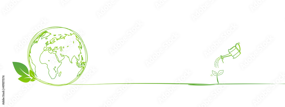 Banner design for World environment day, Earth day , Eco friendly and Sustainability development concept Banner design for World environment day, Earth day , Eco friendly and Sustainability development concept