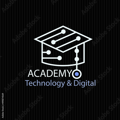 Academy Technology And Digital Logo - Vector