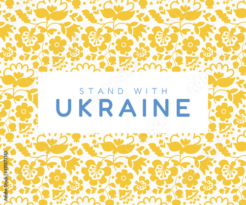 I stand with ukraine, pray for ukraine, stop war, ukraine russia invasion conflict modern creative banner, sign, design concept, social media post, template with blue and yellow text