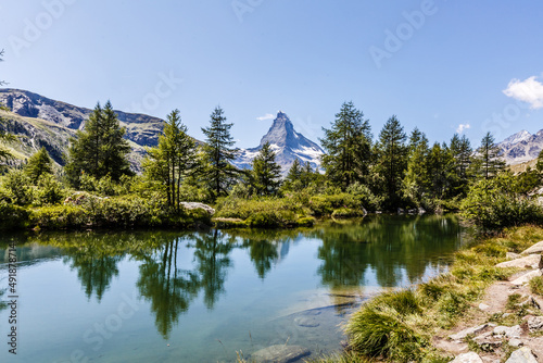 Fototapeta Naklejka Na Ścianę i Meble -  Amazing nature of Switzerland in the Swiss Alps - travel photography
