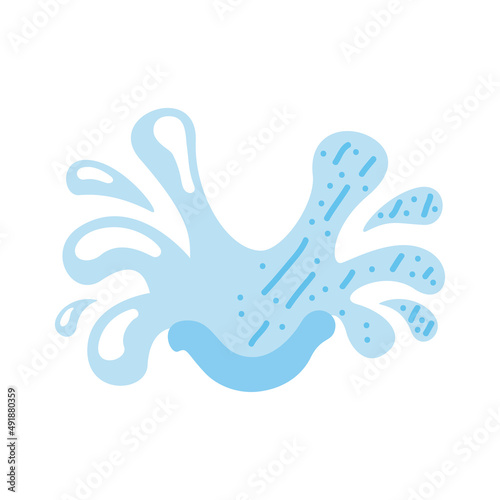 pure water splash