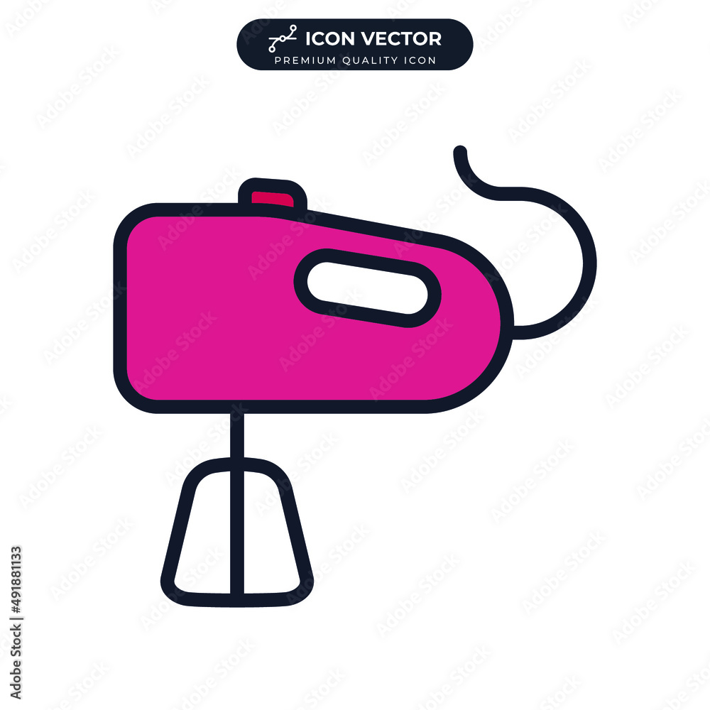 hand mixer icon symbol template for graphic and web design collection logo vector illustration hand mixer icon symbol template for graphic and web design collection logo vector illustration