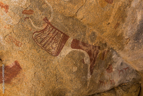 View of Laas Geel rock paintings, Somaliland photo