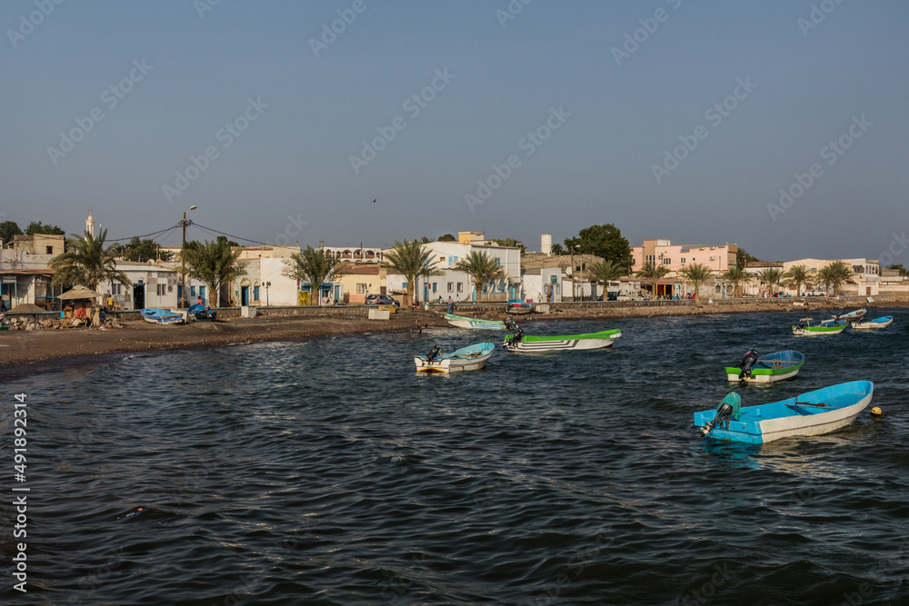Fishing boats in Tadjoura, Djibouti